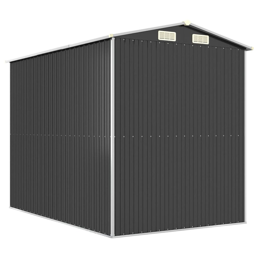 Tuinschuur 192X274X223 Cm Gegalvaniseerd Staal Antracietkleurig