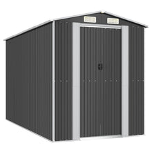 Tuinschuur 192X357X223 Cm Gegalvaniseerd Staal Antracietkleurig