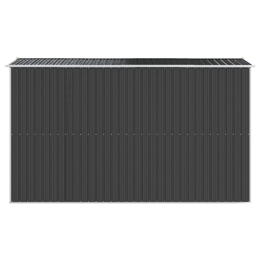 Tuinschuur 192X357X223 Cm Gegalvaniseerd Staal Antracietkleurig