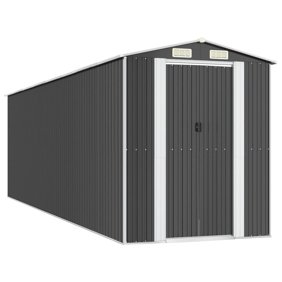 Tuinschuur 192X689X223 Cm Gegalvaniseerd Staal Antracietkleurig