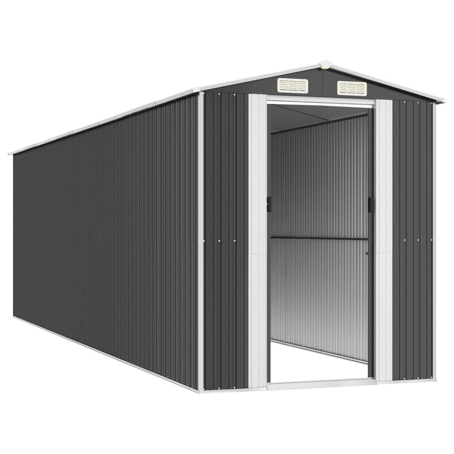 Tuinschuur 192X689X223 Cm Gegalvaniseerd Staal Antracietkleurig
