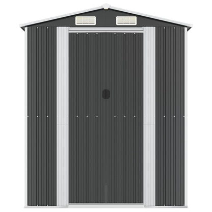 Tuinschuur Gegalvaniseerd Staal Kleurig 192 x 772 x 223 cm Antraciet