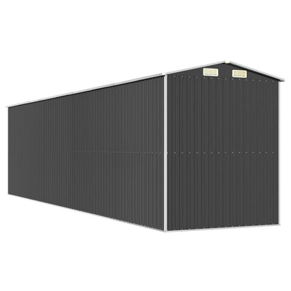 Tuinschuur Gegalvaniseerd Staal Kleurig 192 x 772 x 223 cm Antraciet
