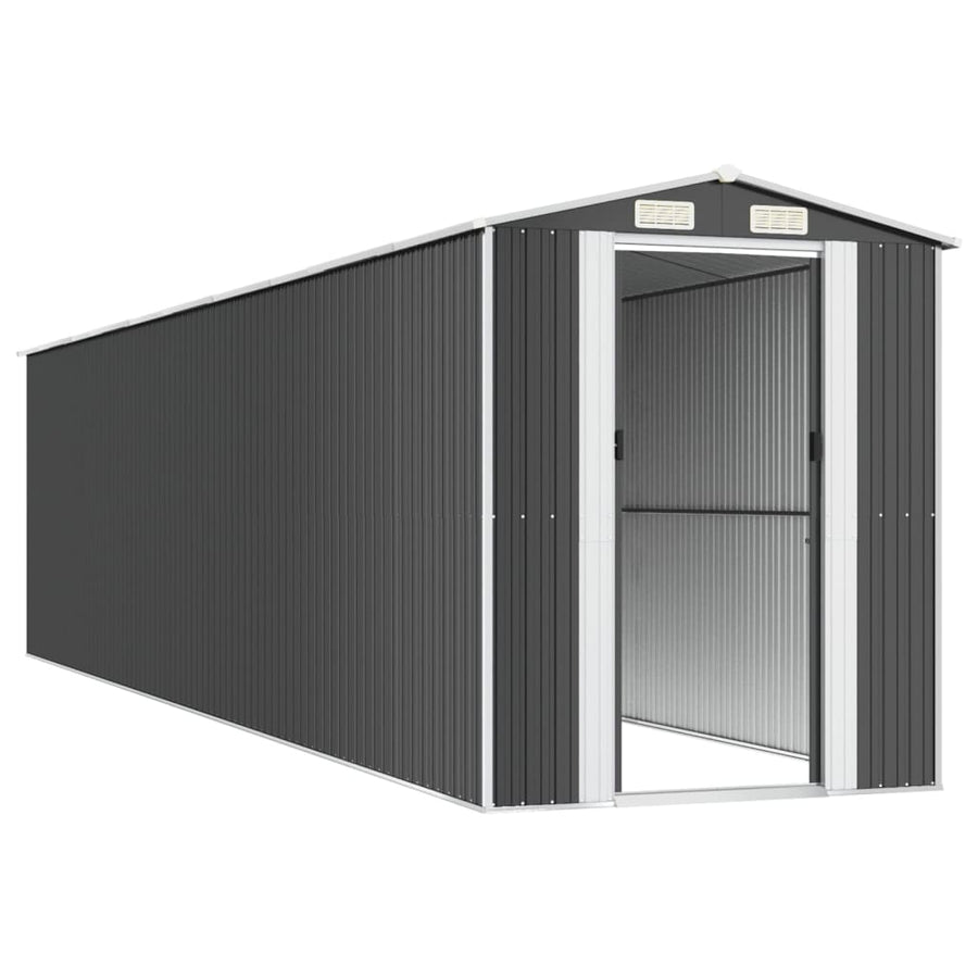 Tuinschuur 192X855X223 Cm Gegalvaniseerd Staal Antracietkleurig