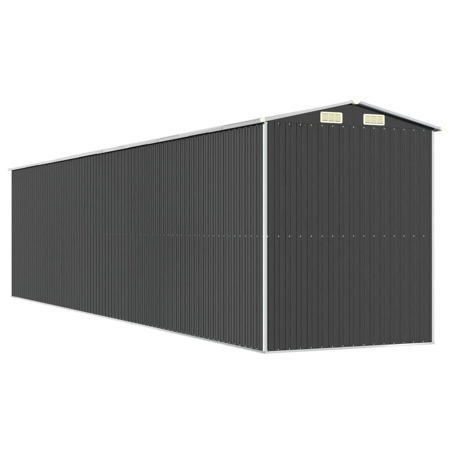 Tuinschuur 192X855X223 Cm Gegalvaniseerd Staal Antracietkleurig