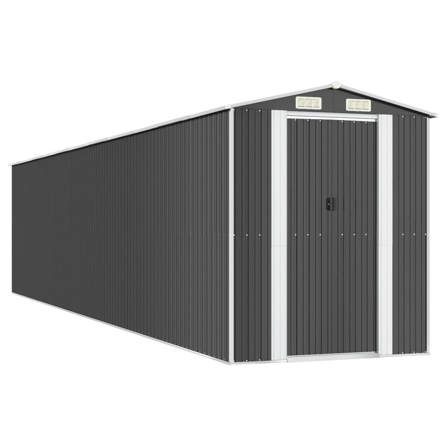 Tuinschuur 192X938X223 Cm Gegalvaniseerd Staal Antracietkleurig