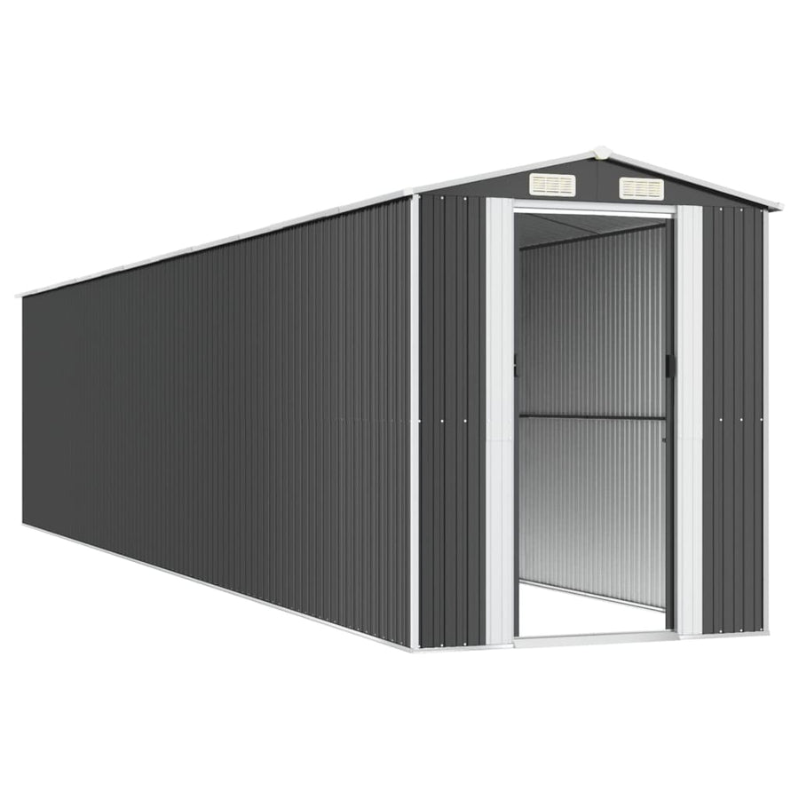 Tuinschuur 192X938X223 Cm Gegalvaniseerd Staal Antracietkleurig