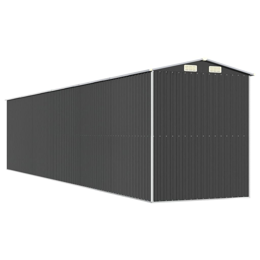 Tuinschuur 192X938X223 Cm Gegalvaniseerd Staal Antracietkleurig