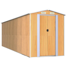 Tuinschuur Gegalvaniseerd Staal 192 x 689 x 223 cm Lichtbruin