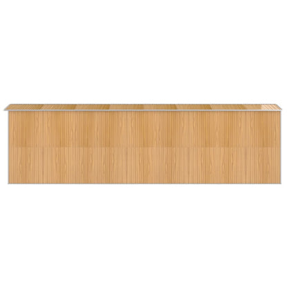 Tuinschuur Gegalvaniseerd Staal 192 x 689 x 223 cm Lichtbruin
