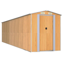 Tuinschuur Gegalvaniseerd Staal 192 x 772 x 223 cm Lichtbruin