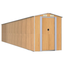 Tuinschuur Gegalvaniseerd Staal 192 x 938 x 223 cm Lichtbruin