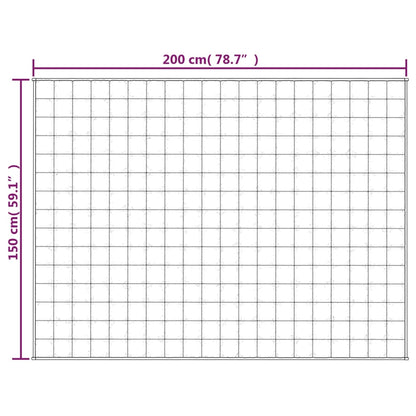 Verzwaringsdeken 150X200 Cm 11 Kg Stof Grijs 150 x 200 cm