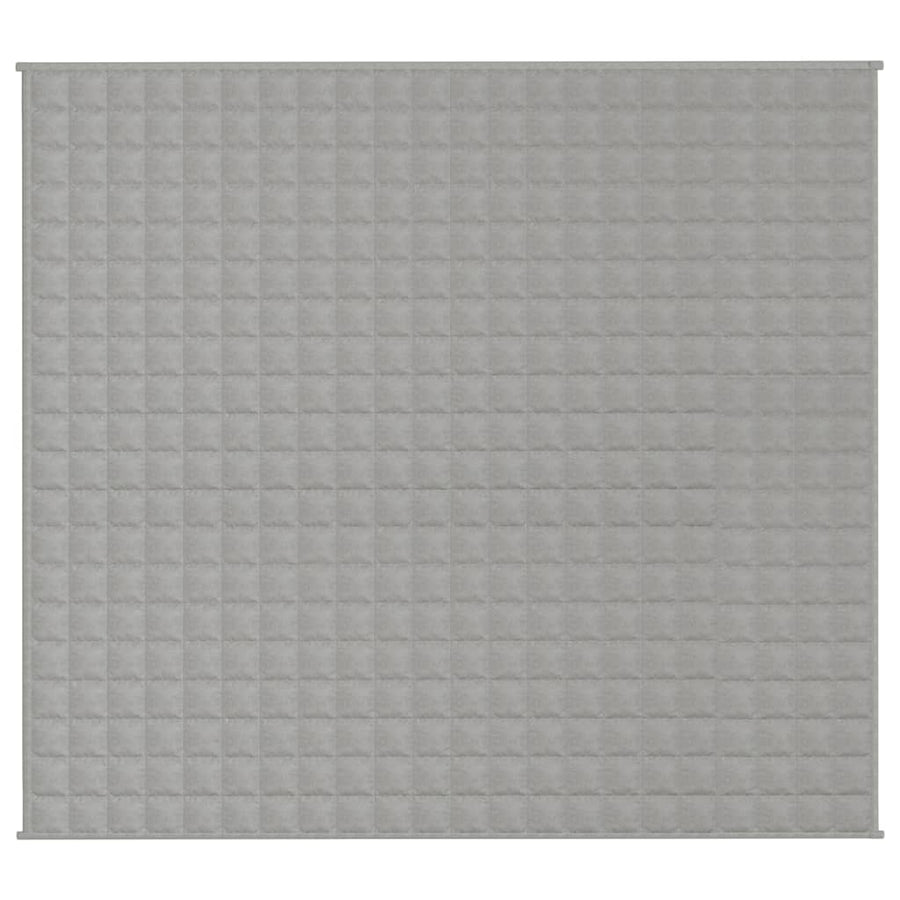 Verzwaringsdeken 200x225 cm 9 kg stof grijs 9 kg 200 x 225 cm