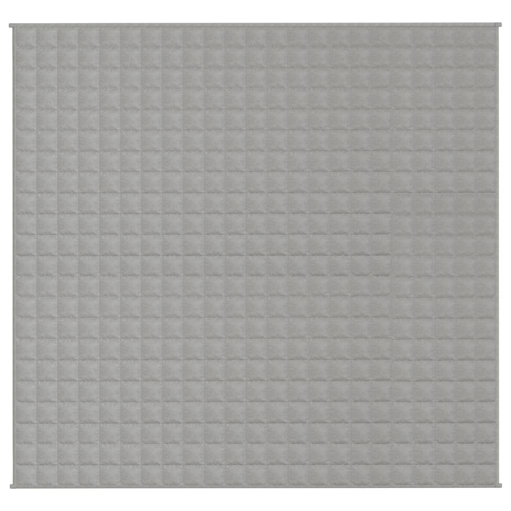 Verzwaringsdeken 220x235 cm 15 kg stof grijs 15 kg 220 x 235 cm