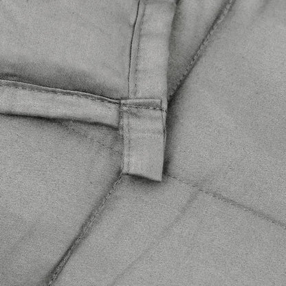 Verzwaringsdeken 220x235 cm 15 kg stof grijs 15 kg 220 x 235 cm