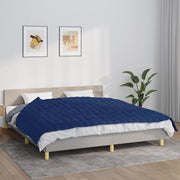 Verzwaringsdeken 155x220 cm 7 kg blauw katoen