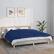 Verzwaringsdeken 155x220 cm 11 kg blauw katoen