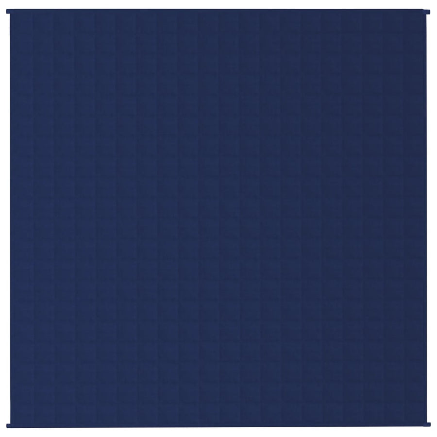 Verzwaringsdeken Stof Blauw 9 kg 200 x 200 cm