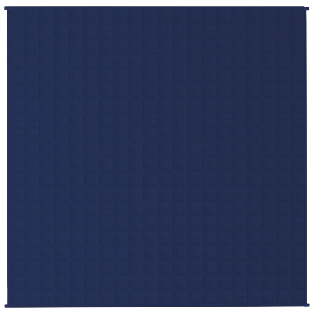 Verzwaringsdeken 200x200 cm 13 kg stof blauw 13 kg 200 x 200 cm