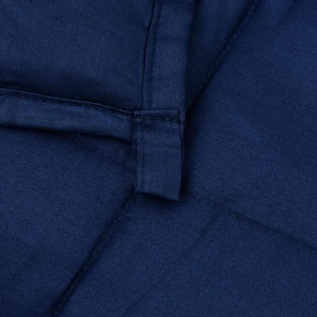 Verzwaringsdeken 5 Kg Stof Blauw 15 kg 220 x 260 cm