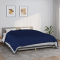 Weighted blanket 220x260 cm 15 kg fabric blue