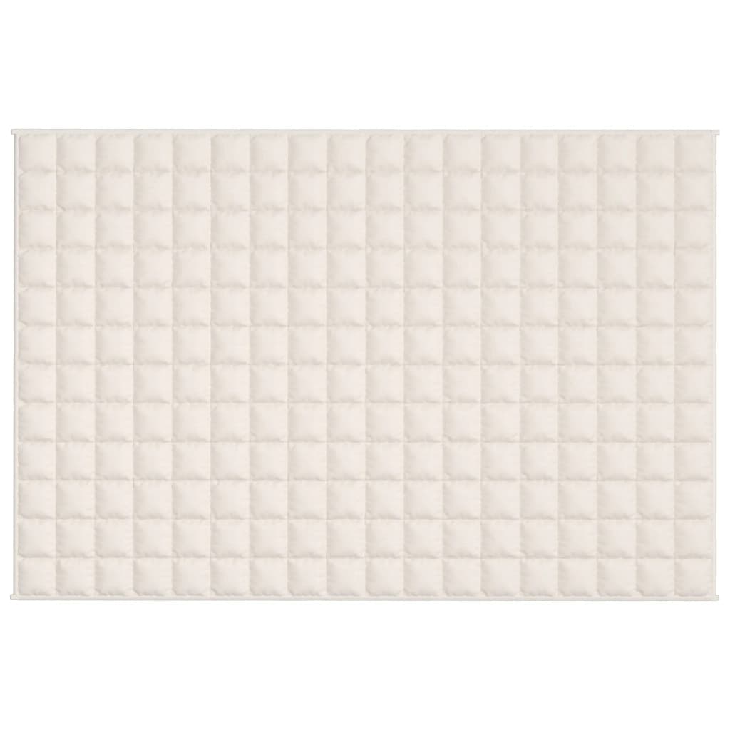 Verzwaringsdeken 120x180 cm 5 kg stof lichtcrèmekleurig 5 kg 120 x 180 cm