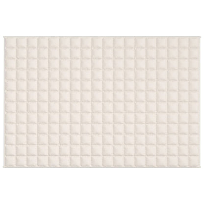 Verzwaringsdeken 120x180 cm 5 kg stof lichtcrèmekleurig 5 kg 120 x 180 cm