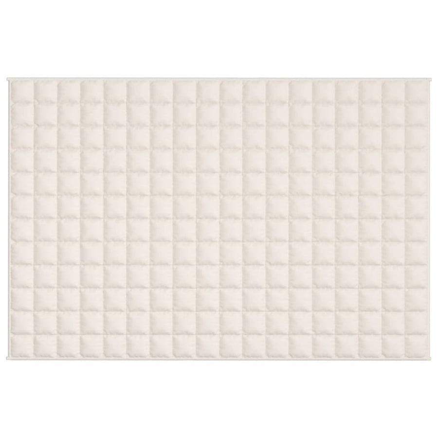 Verzwaringsdeken 120x180 cm 5 kg stof lichtcrèmekleurig 5 kg 120 x 180 cm