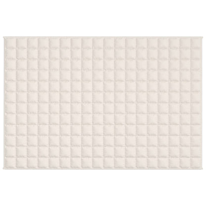 Verzwaringsdeken 120x180 cm 9 kg stof lichtcrèmekleurig 9 kg 120 x 180 cm
