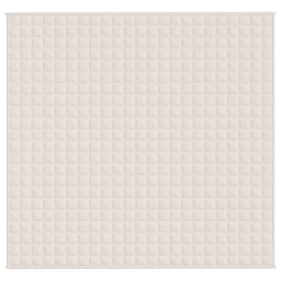 Verzwaringsdeken 220x235 cm 11 kg stof lichtcrèmekleurig 11 kg 220 x 235 cm