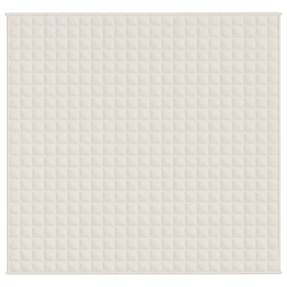 Verzwaringsdeken 220x235 cm 15 kg stof lichtcrèmekleurig 15 kg 220 x 235 cm