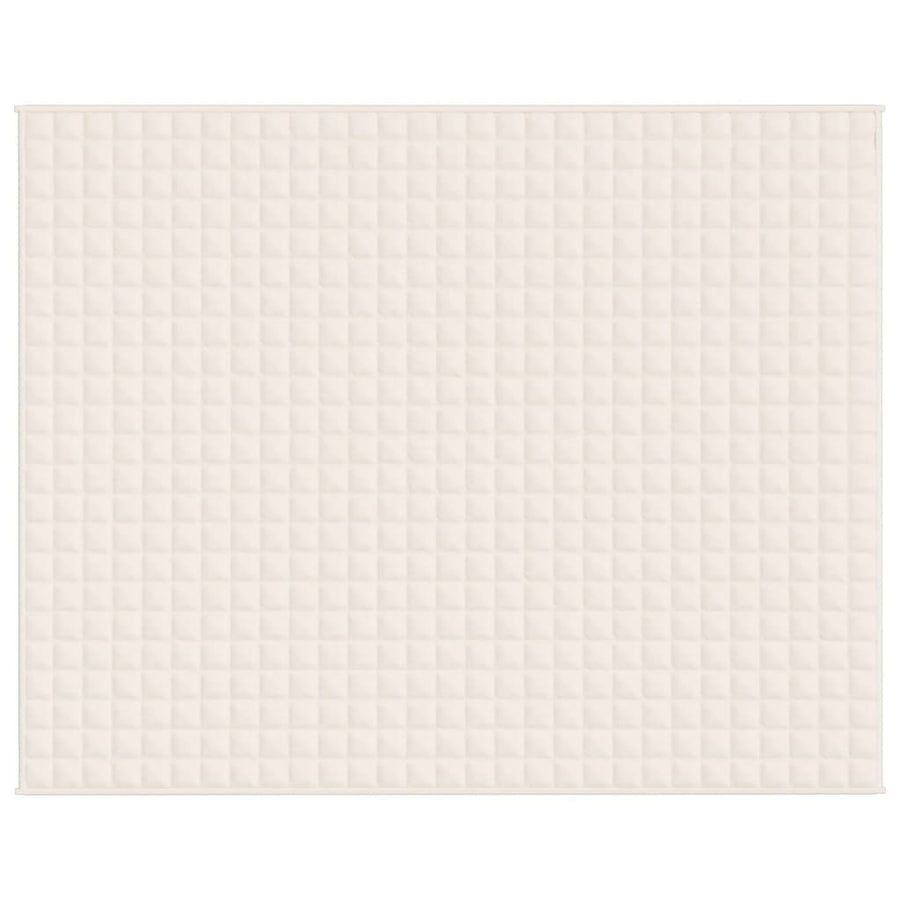 Verzwaringsdeken 235X290 Cm 11 Kg Stof Lichtcrèmekleurig 235 x 290 cm