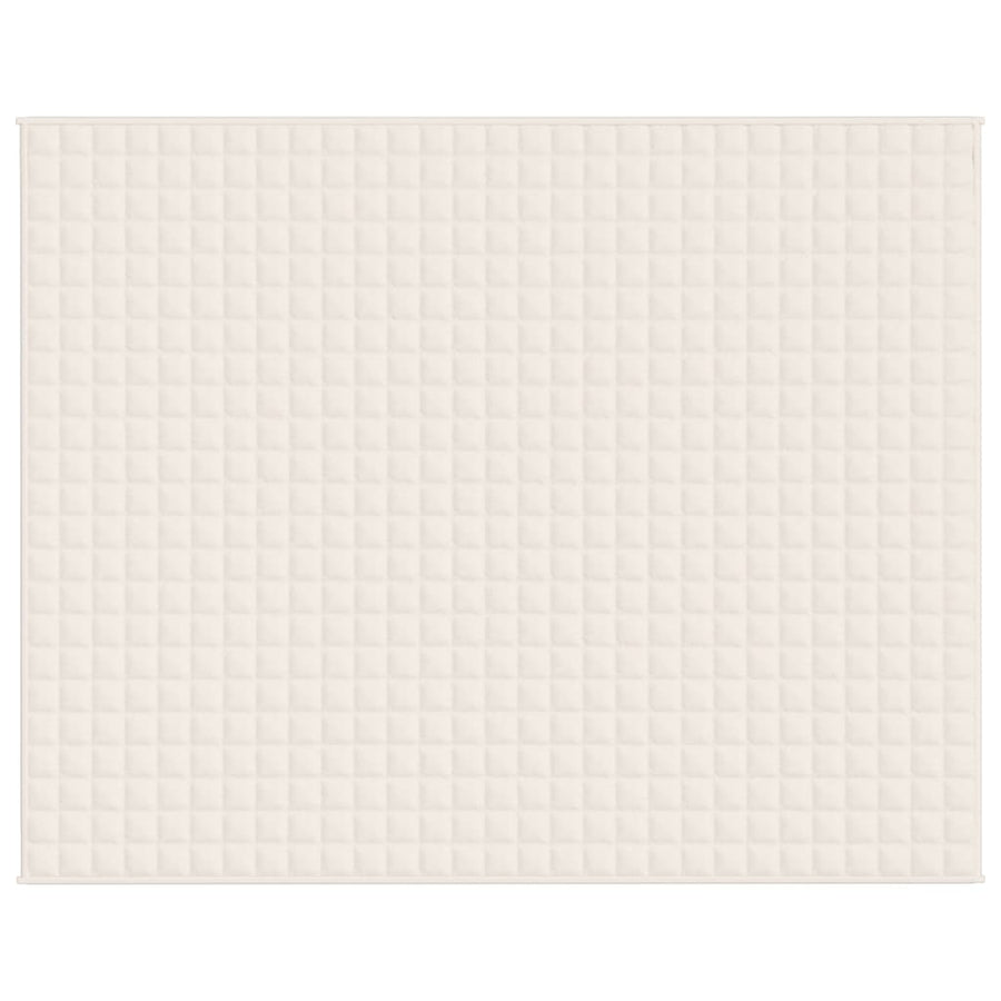 Verzwaringsdeken 5 Kg Stof Lichtkleurig Crème 15 kg 235 x 290 cm