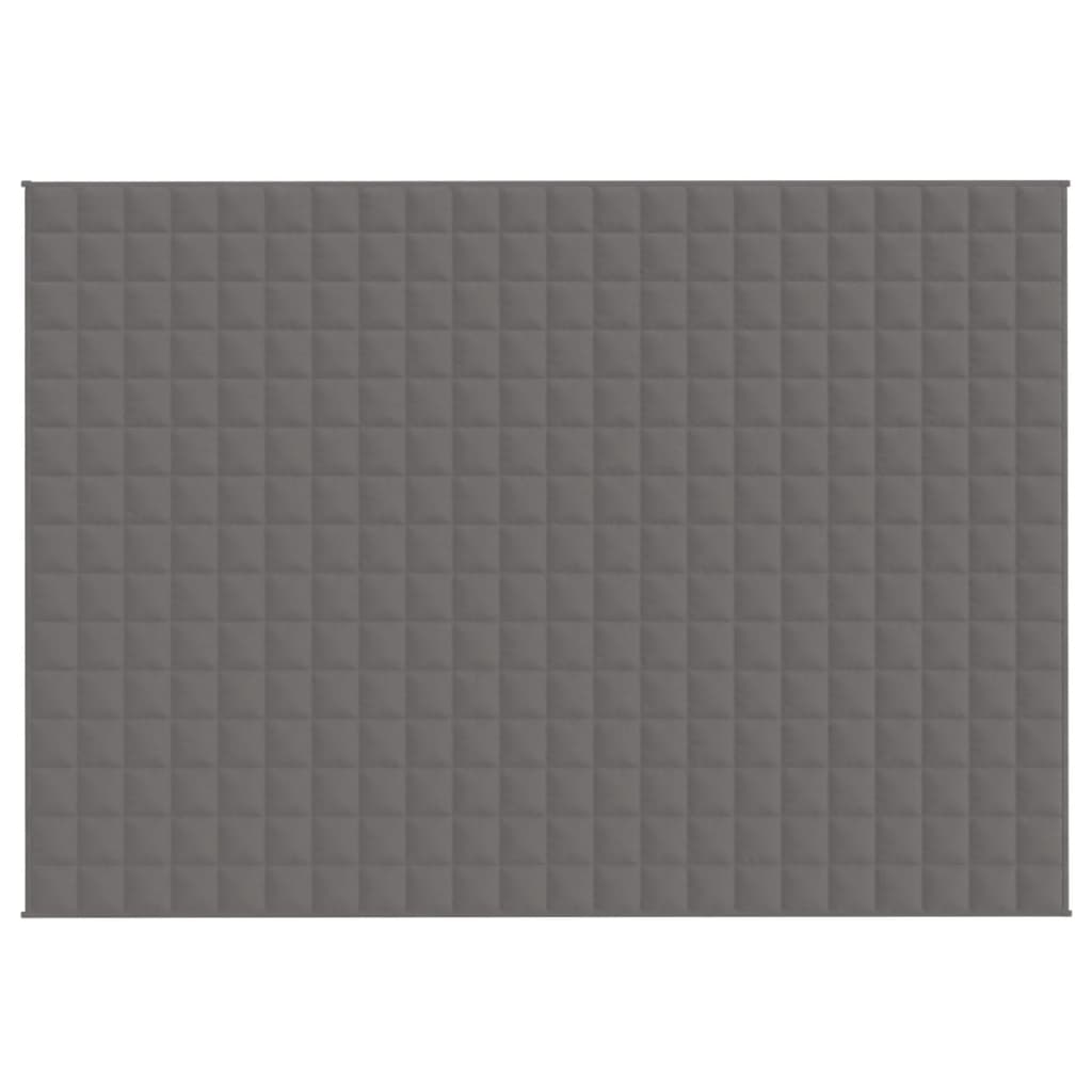 Verzwaringsdeken 155x220 cm 11 kg stof grijs 11 kg 155 x 220 cm