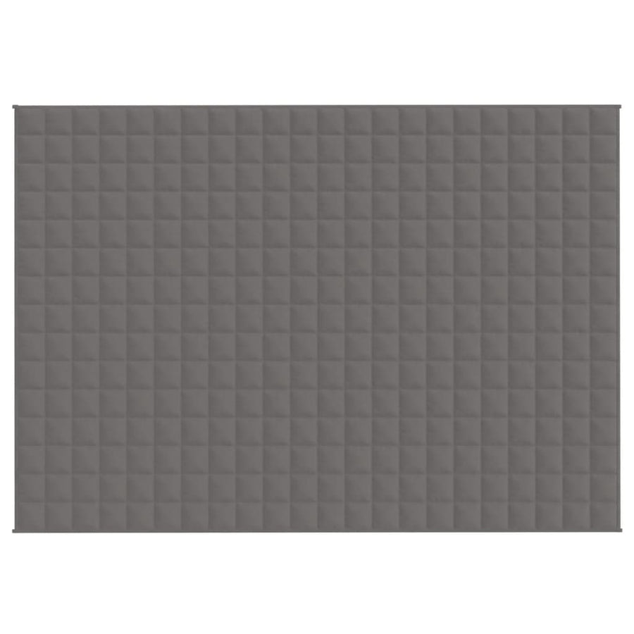 Verzwaringsdeken 155x220 cm 11 kg stof grijs 11 kg 155 x 220 cm