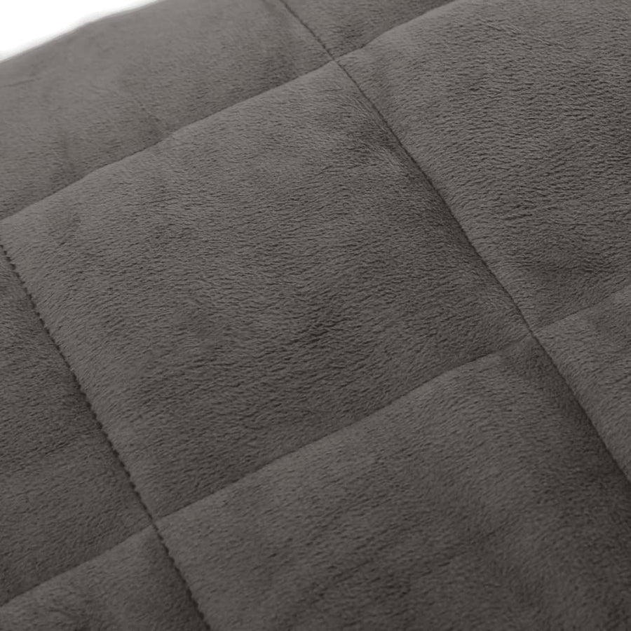 Verzwaringsdeken 155x220 cm 11 kg stof grijs 11 kg 155 x 220 cm