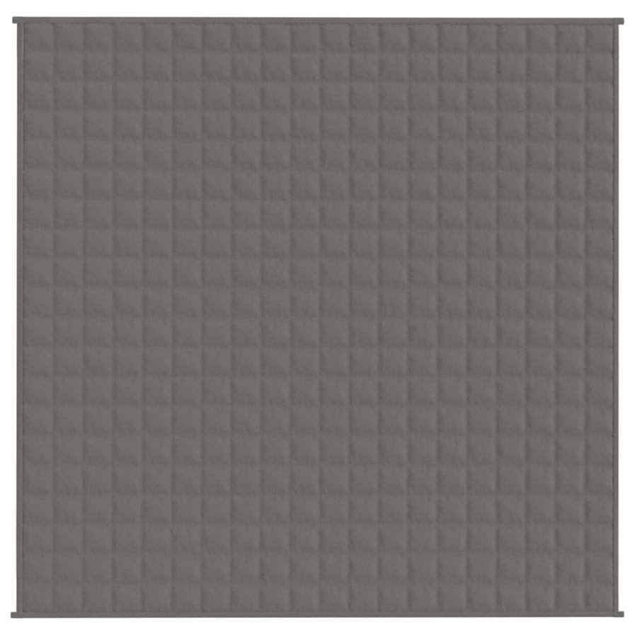Verzwaringsdeken 200x200 cm 13 kg stof grijs 13 kg 200 x 200 cm
