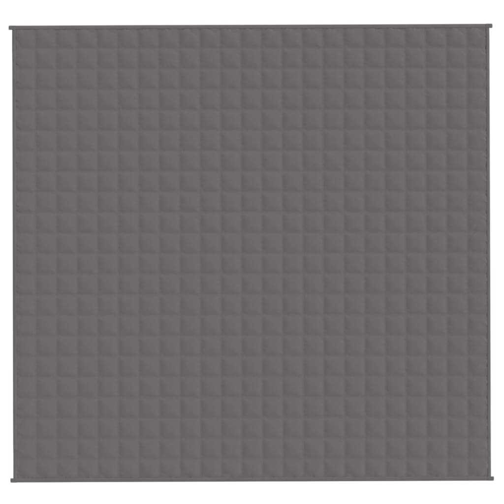 Verzwaringsdeken 220x235 cm 11 kg stof grijs 11 kg 220 x 235 cm
