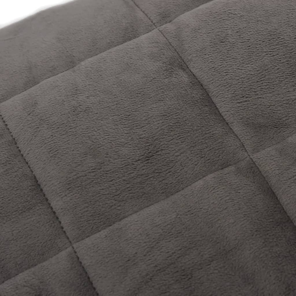 Verzwaringsdeken 220x235 cm 11 kg stof grijs 11 kg 220 x 235 cm