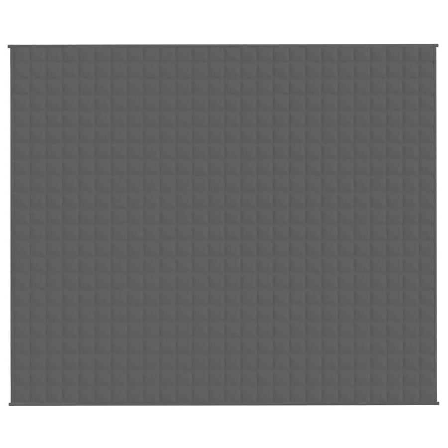 Verzwaringsdeken 220x260 cm 15 kg stof grijs 15 kg 220 x 260 cm