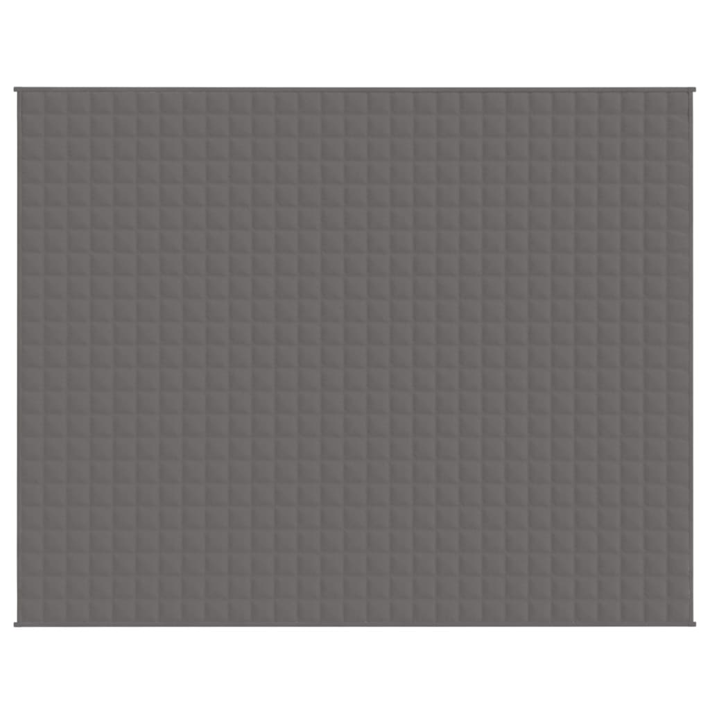 Verzwaringsdeken Stof Grijs 15 kg 235 x 290 cm