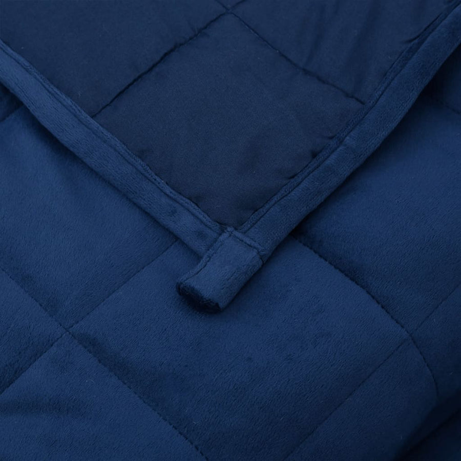 Verzwaringsdeken Stof Blauw 9 kg 120 x 180 cm