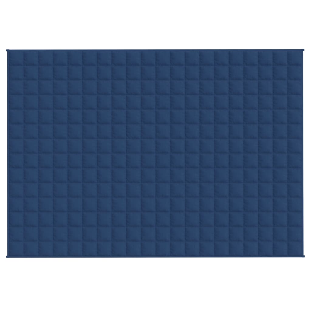 Verzwaringsdeken 138x200 cm 10 kg stof blauw 10 kg 138 x 200 cm