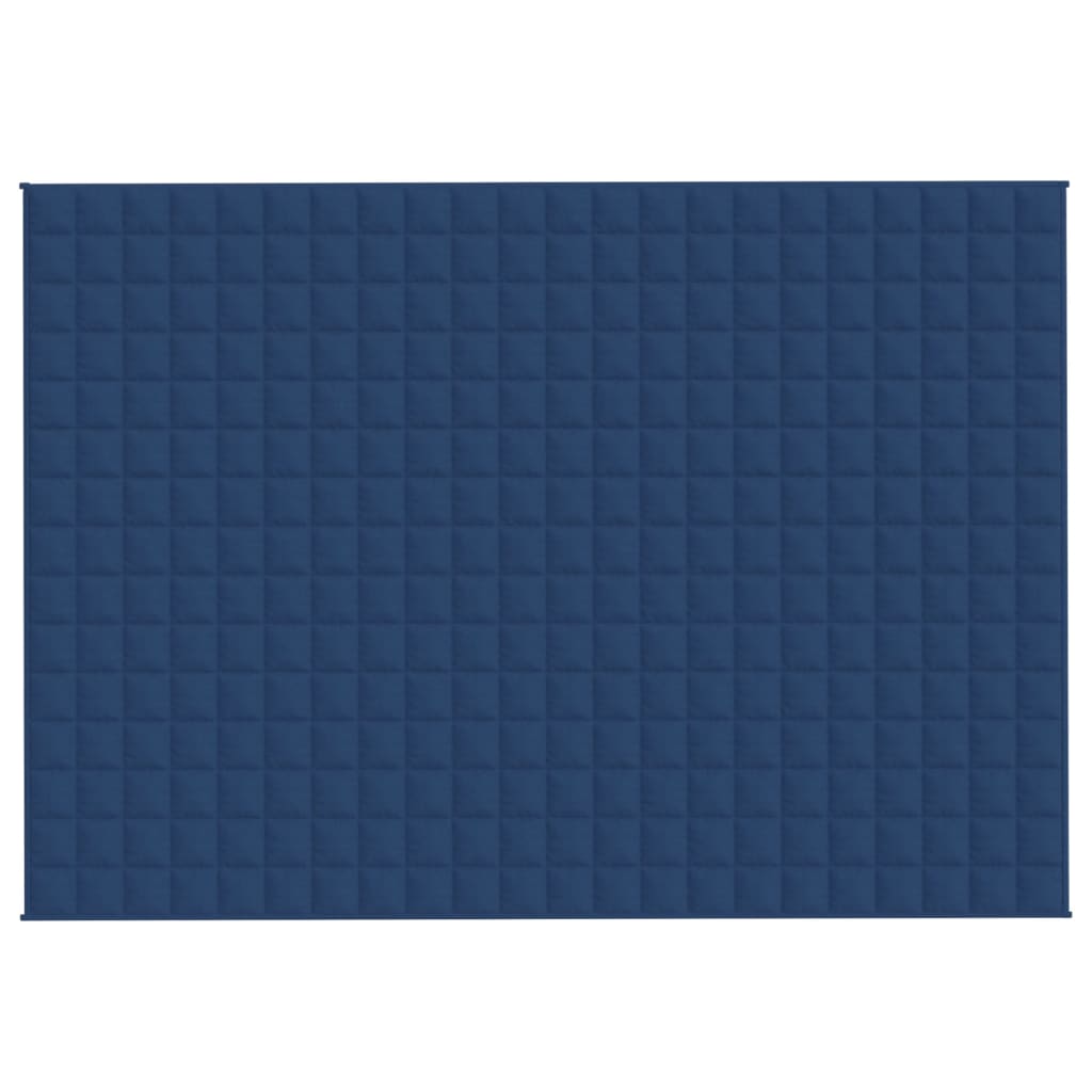 Verzwaringsdeken Stof Blauw 7 kg 155 x 220 cm