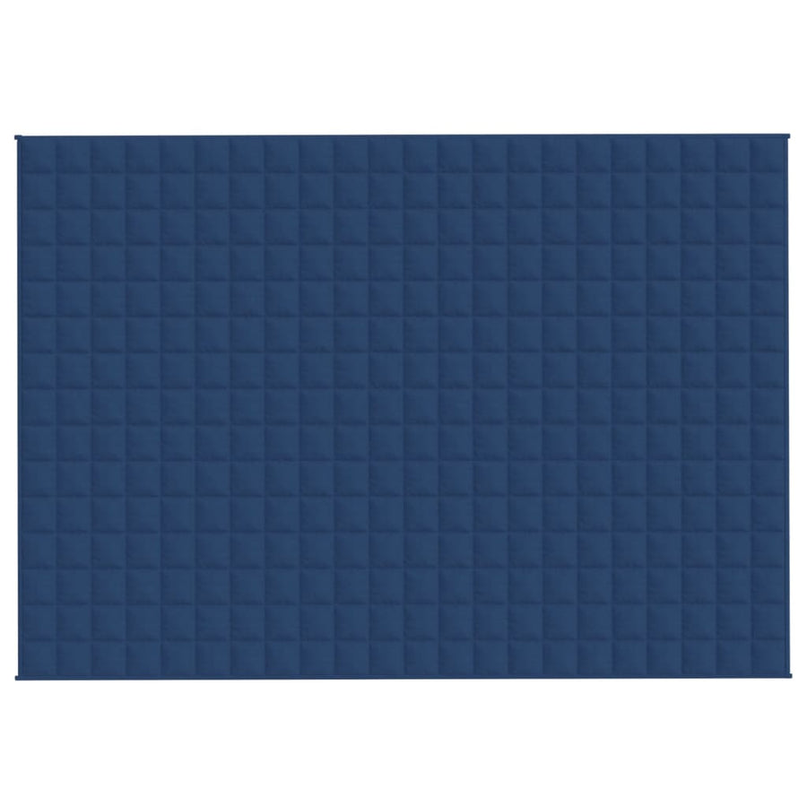 Verzwaringsdeken Stof Blauw 7 kg 155 x 220 cm