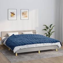 Verzwaringsdeken Stof Blauw 7 kg 155 x 220 cm