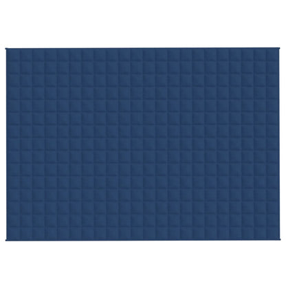Verzwaringsdeken 155x220 cm 11 kg stof blauw 11 kg 155 x 220 cm