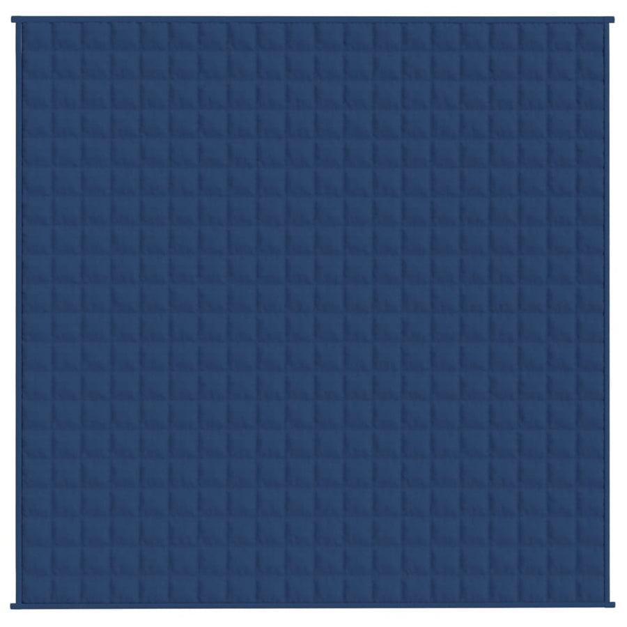 Verzwaringsdeken Stof Blauw 9 kg 200 x 200 cm