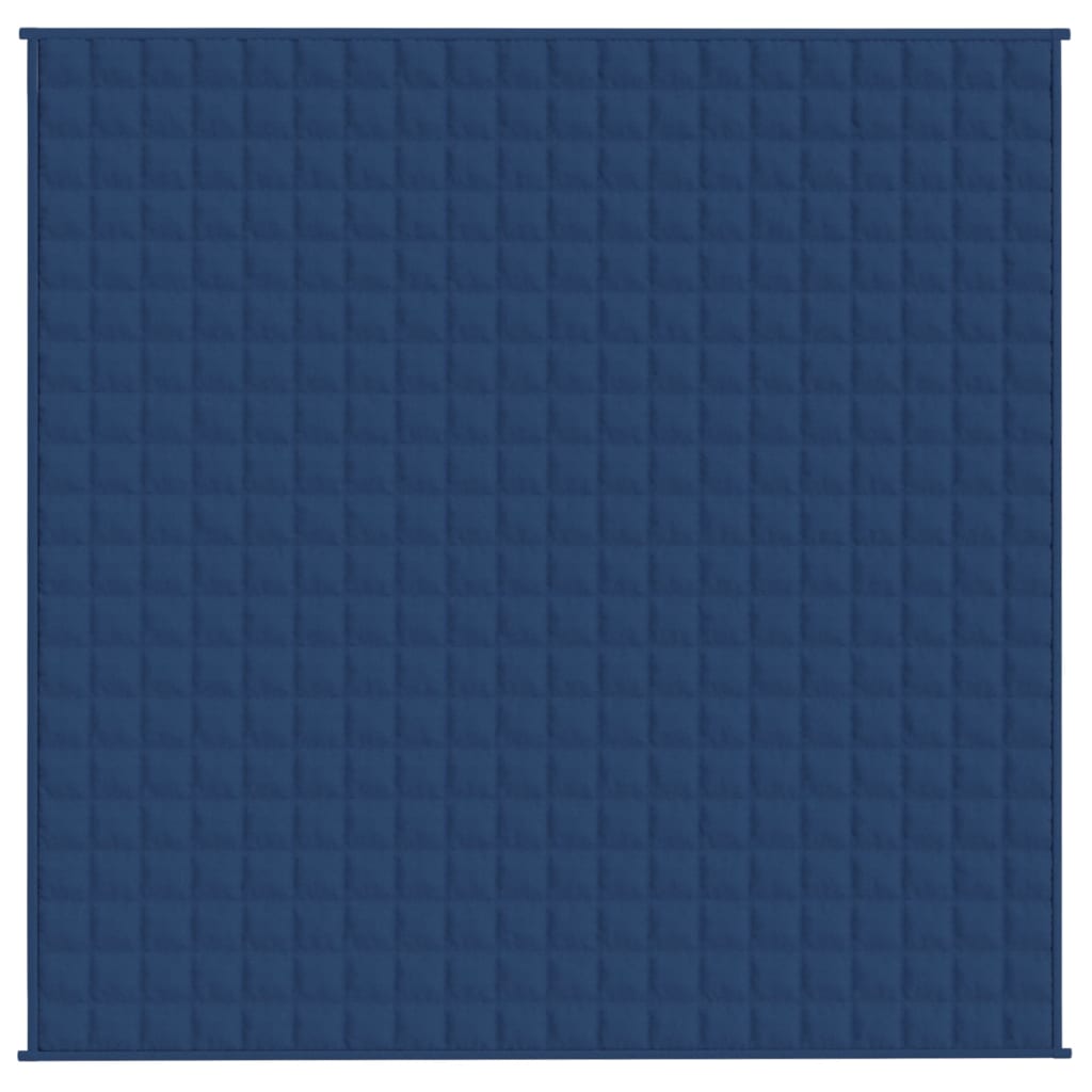 Verzwaringsdeken 200x200 cm 13 kg stof blauw 13 kg 200 x 200 cm